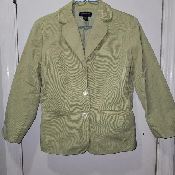 Ann Taylor Factory Light Green Suit Jacket Size 4 - Picture 6 of 7